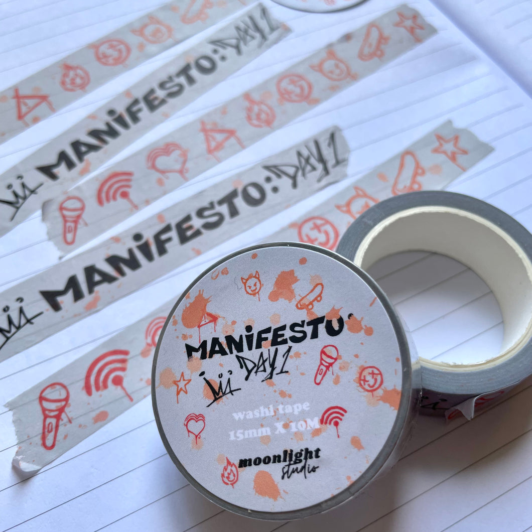 Enhypen Manifesto: Day 1 - washi tape